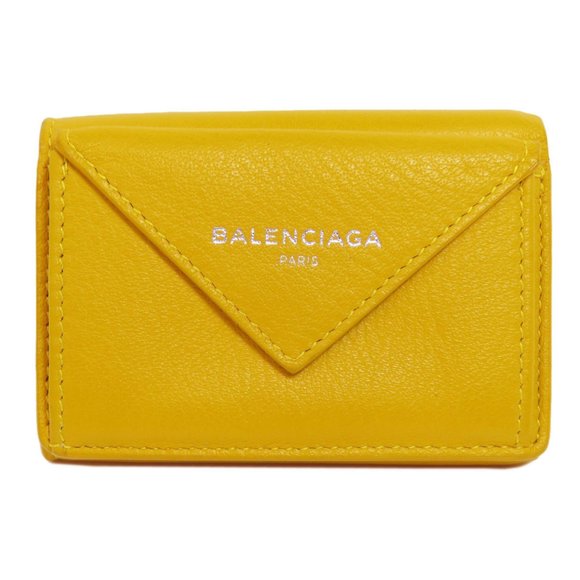 Balenciaga 391446 Paper Wallet Bi-fold Leather Women's BALENCIAGA - Picture 1 of 10